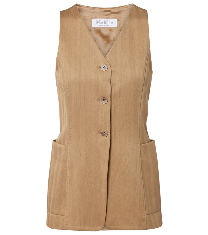 Photo: Max Mara Falla cotton vest