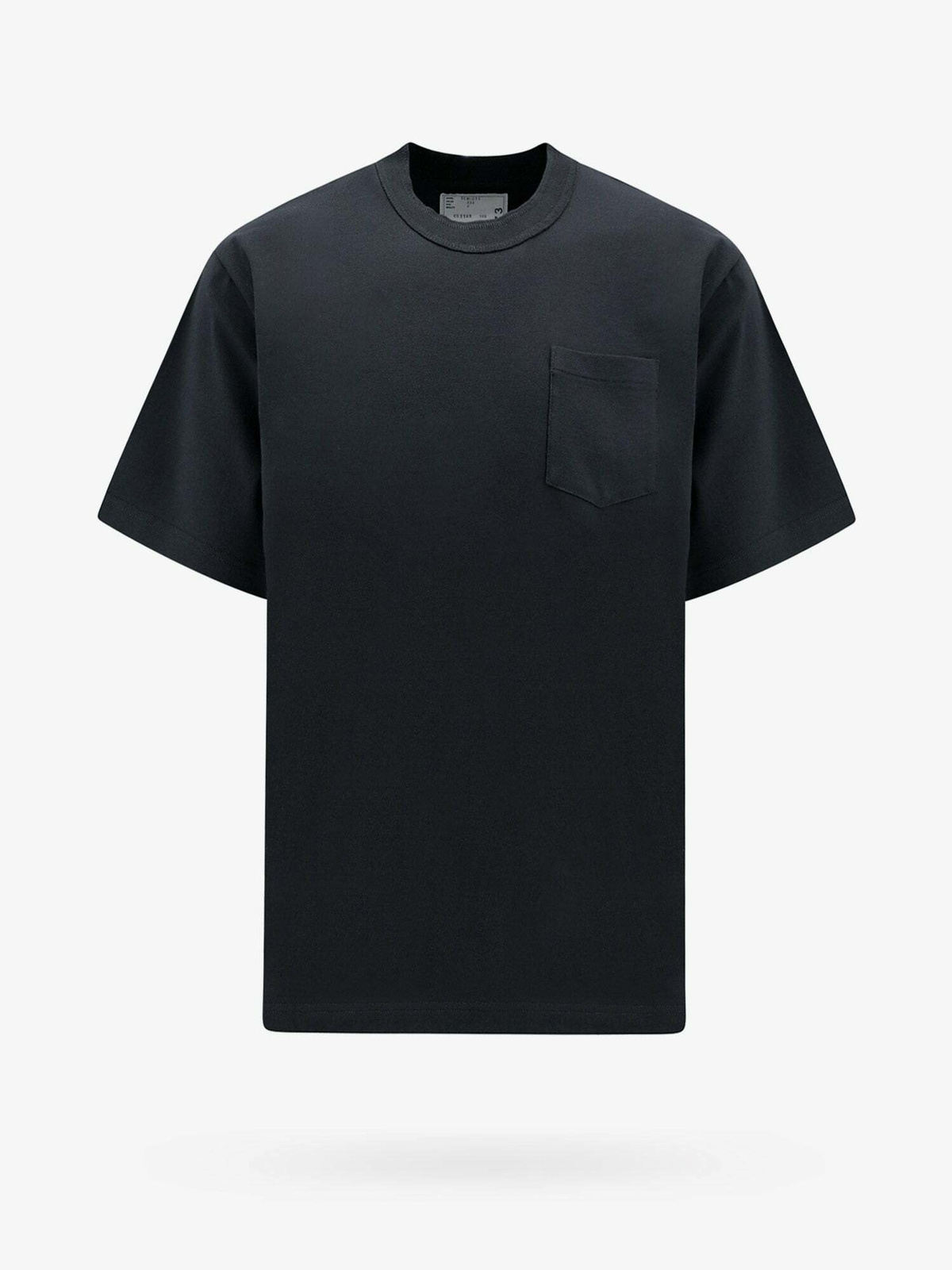 sacai Men's S Logo Split Seam T-Shirt Black