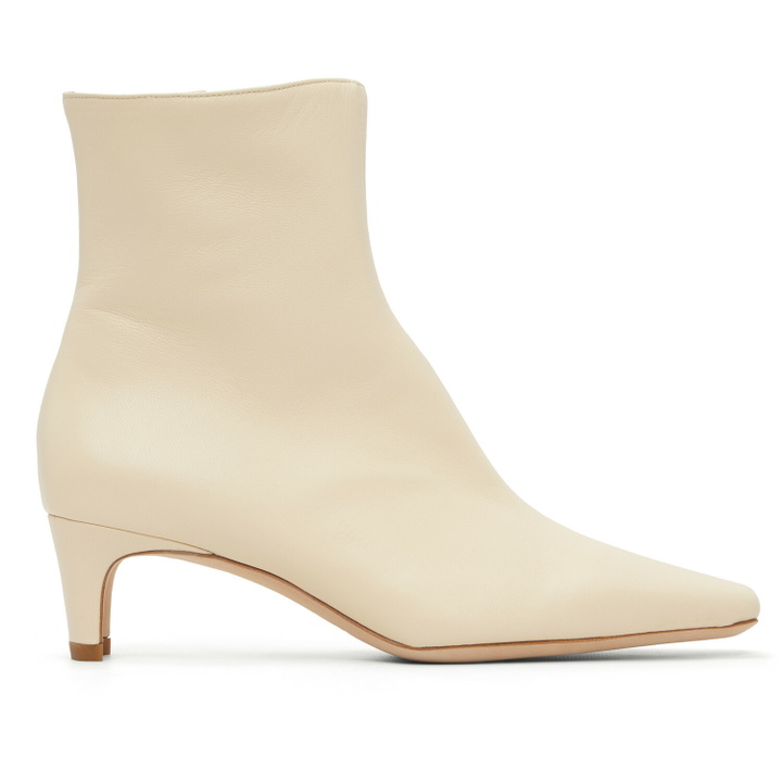 Photo: Staud Off-White Wally Ankle Boots