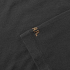 RRL Men's Basic T-Shirt in Faded Black Canvas