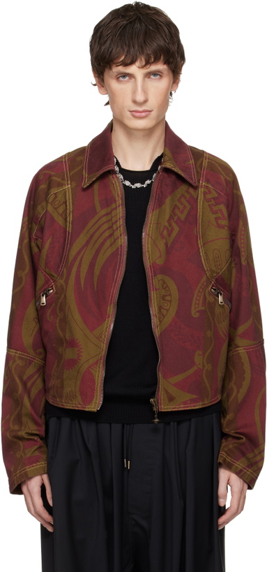 Photo: Vivienne Westwood Brown & Red Pourpoint Denim Jacket
