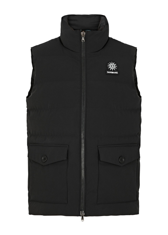 Photo: Sandbanks Explorer Quilted Shell Gilet Black