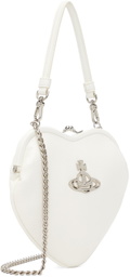 Vivienne Westwood White Belle Heart Frame Bag
