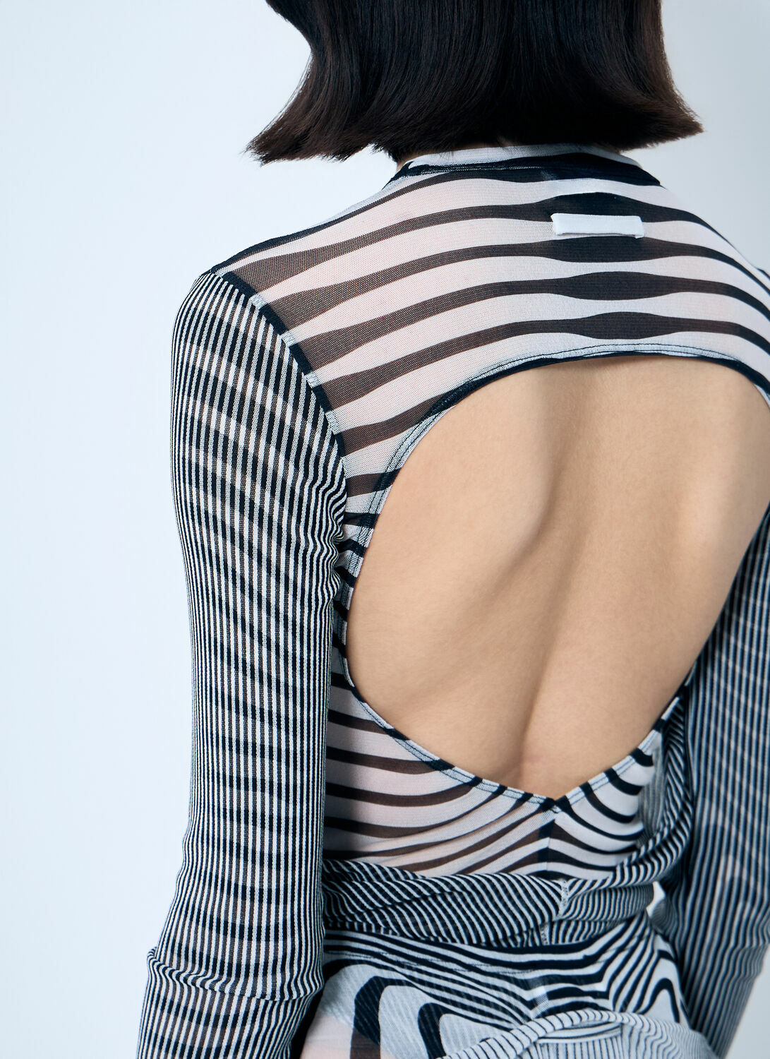 Jean Paul Gaultier Double-Layer Mesh Bodysuit