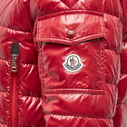 Moncler Men's Galion Hooded Down Jacket in Red