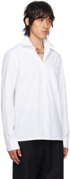 JACQUEMUS White Les Classiques 'La Chemise de Costume' Shirt