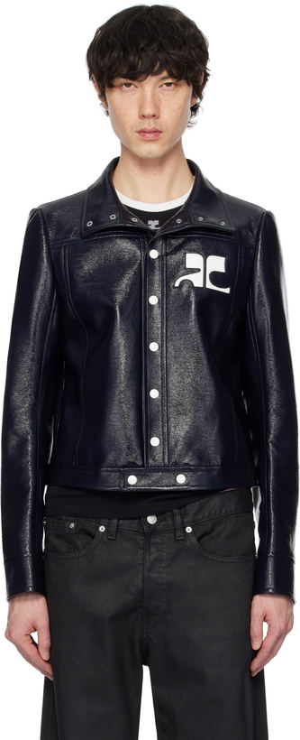 Photo: Courrèges Navy Reedition Vinyl Jacket