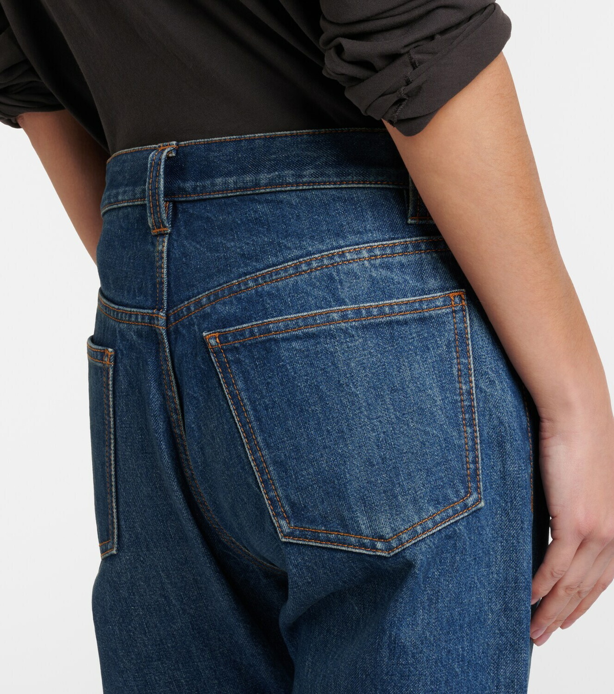 The Row Daciana straight jeans