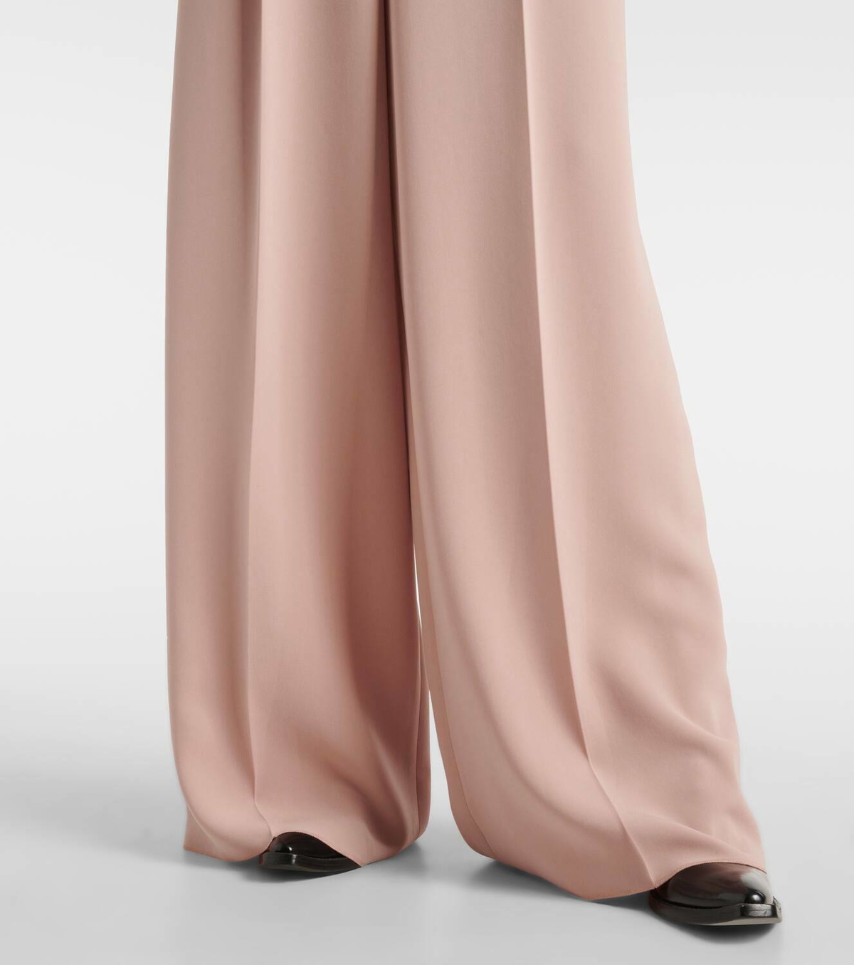 Max Mara Lino cady wide-leg pants Max Mara