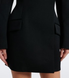 Mugler Wool blazer dress