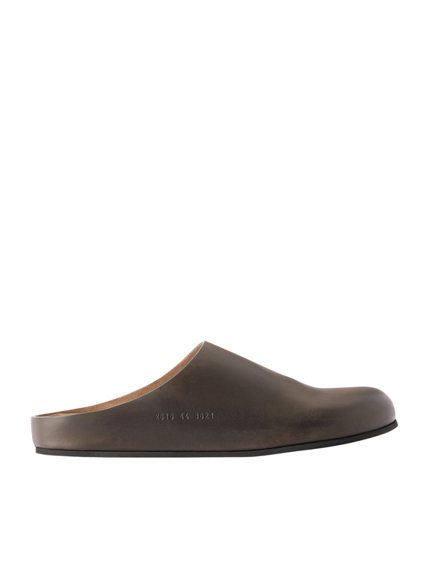 Photo: Common Projects - Leather Clogs - Brown