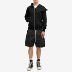 Rick Owens DRKSHDW Men's Mountain Hoodie in Black