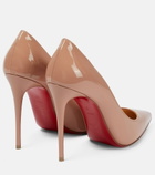 Christian Louboutin - Kate 100 patent leather pumps