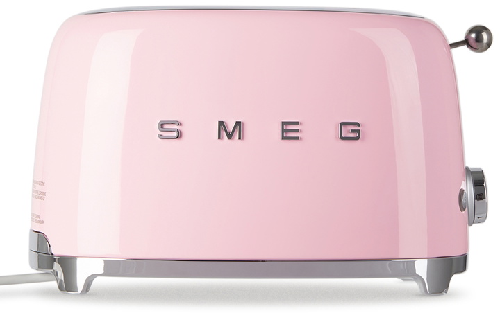 Photo: SMEG Pink Retro-Style 2 Slice Toaster