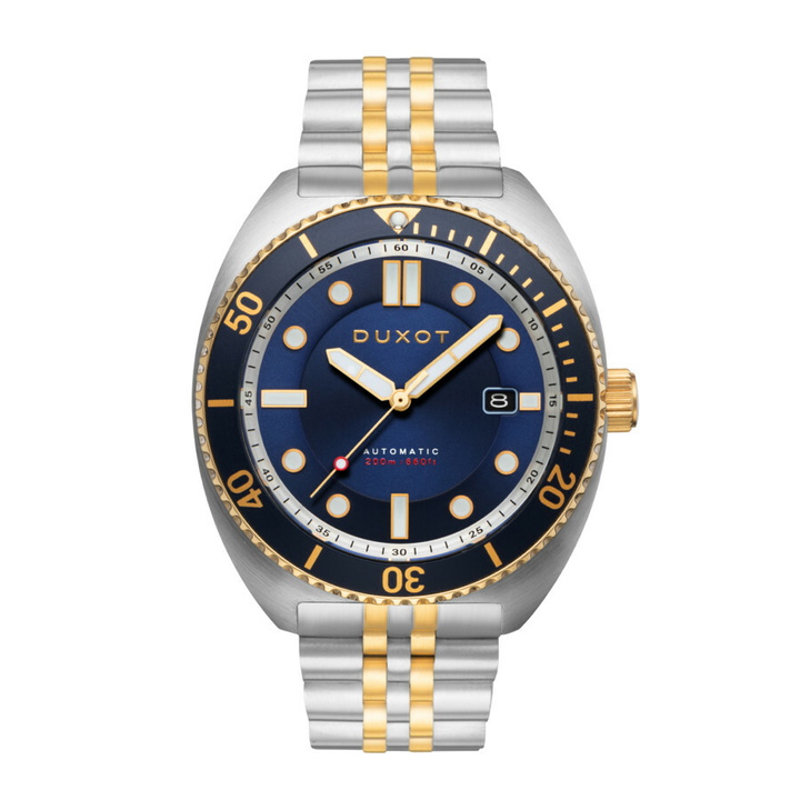 Photo: Duxot Tortuga Automatic Blue Dial Mens Watch DX-2026-44
