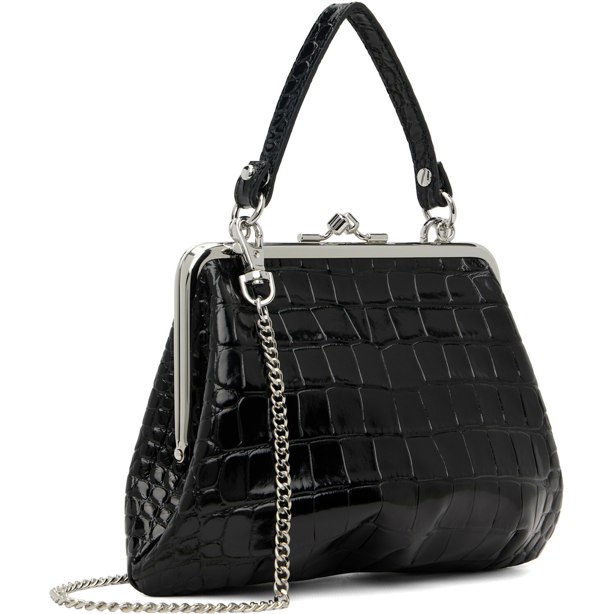 Vivienne Westwood Black Granny Frame Bag
