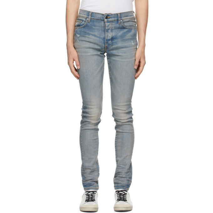 Photo: AMIRI Indigo Stack Jeans