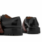 Maison Margiela Women's Tabi County Combat Low-Top Shoe in Black