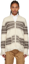 Junya Watanabe Off-White Comme des Garçons Edition Striped Sweater