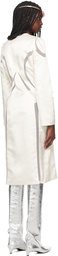 Ashley Williams SSENSE Exclusive White Paneled Midi Dress