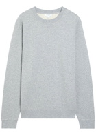 Sunspel Crew-neck Cotton Sweatshirt Grey
