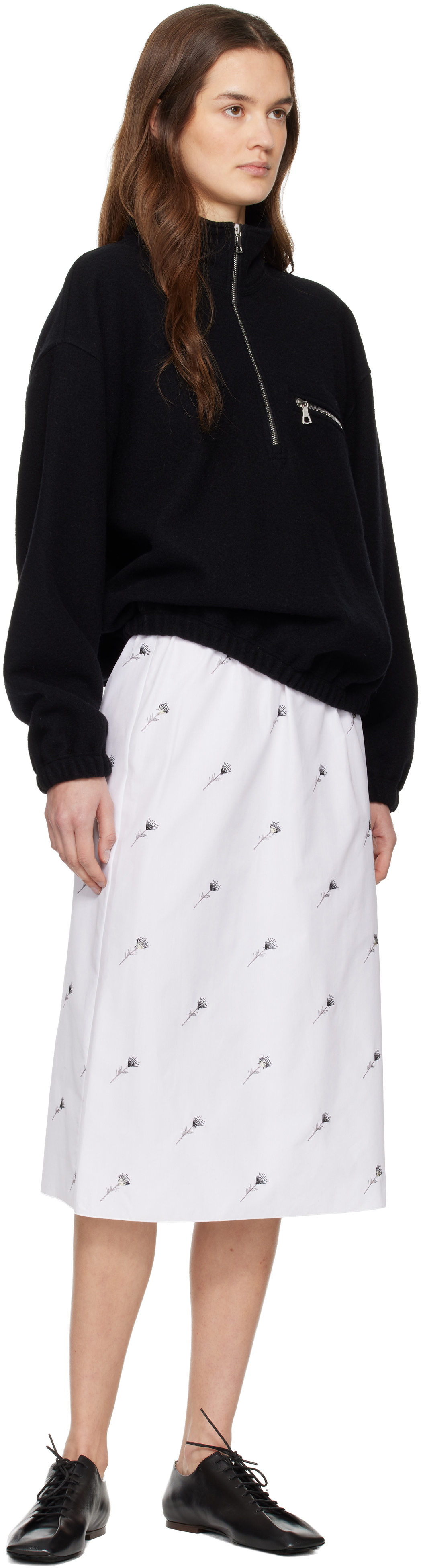 Rier Black Fleece Tourbe Sweatshirt