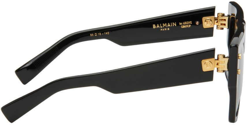Balmain Black B-I Sunglasses