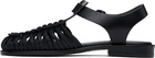HEREU Black Alaro Sandals