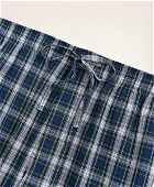 Brooks Brothers Men's Cotton Broadcloth Tartan Lounge Pants | Blue