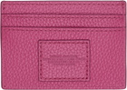 Marc Jacobs Pink 'The Leather Card Case' Card Holder