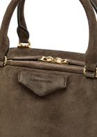 Givenchy Antigona East-west Medium Suede top Handle bag - Brown - One Size