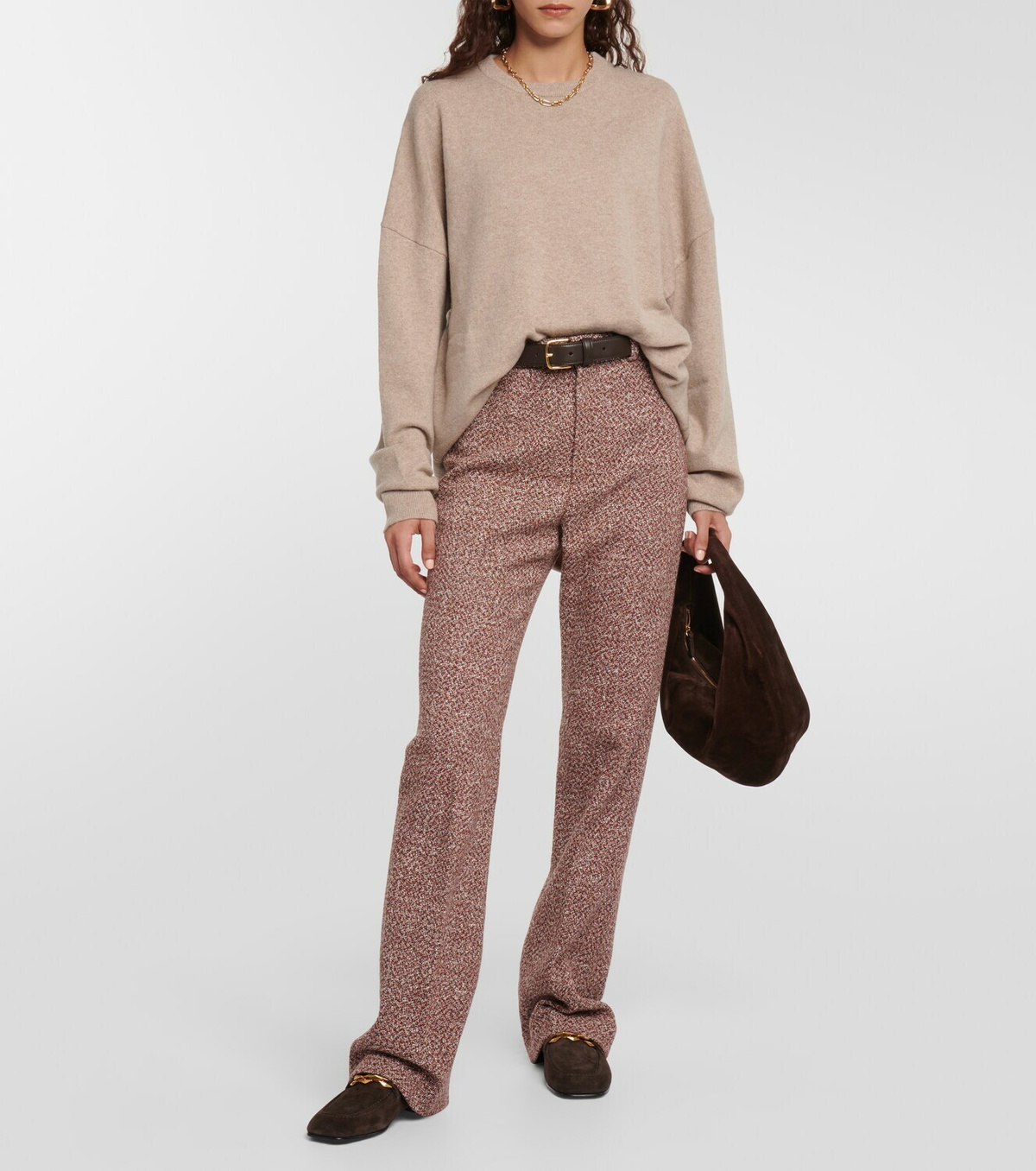Extreme Cashmere N°53 Crew Hop cashmere-blend sweater extreme cashmere