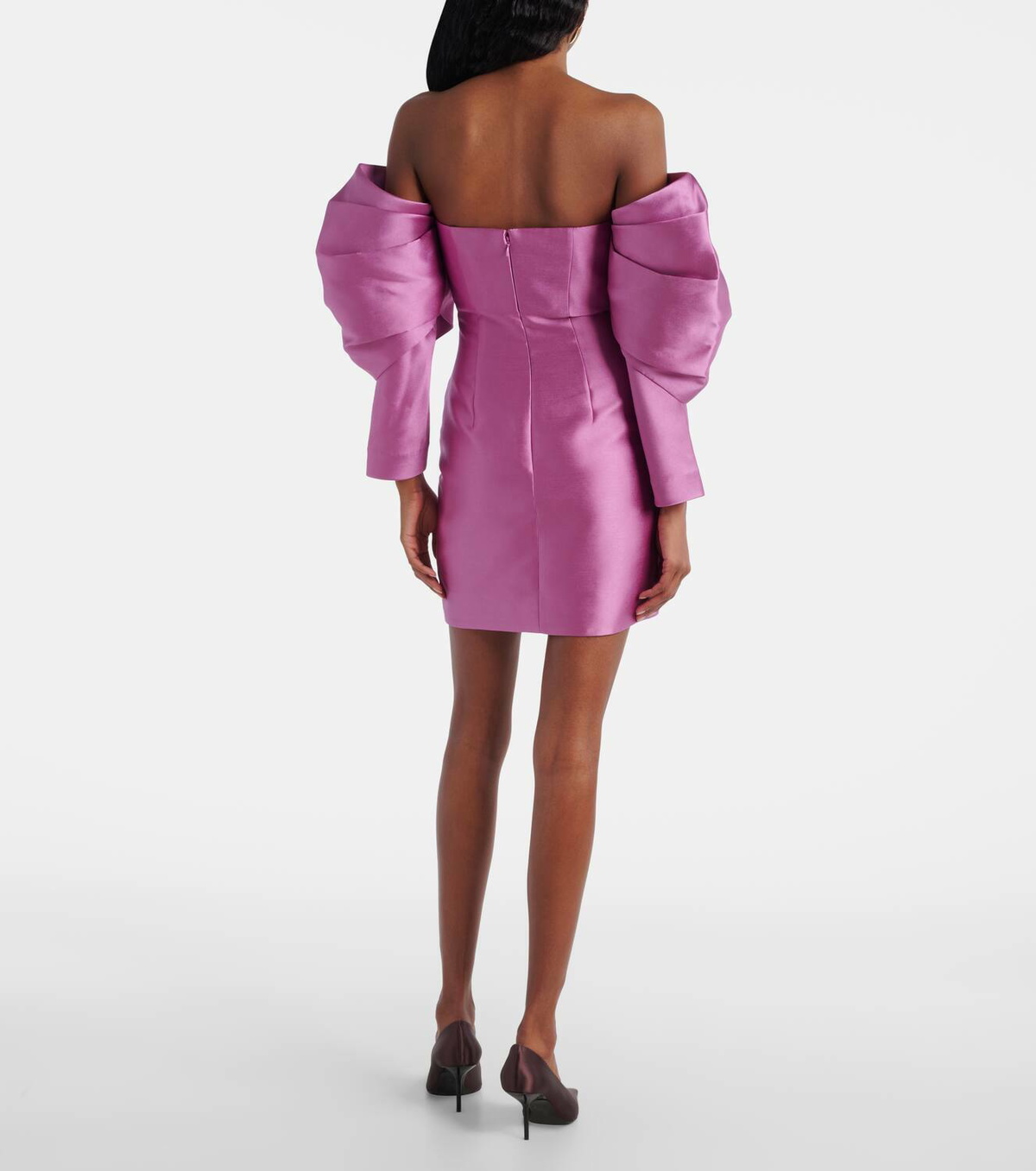Solace London Freja satin minidress
