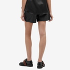 Weekend by Max Mara Women's Virgola Leather Shorts in Black