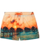 PAUL SMITH - Mid-Length Printed Swim Shorts - Multi - S