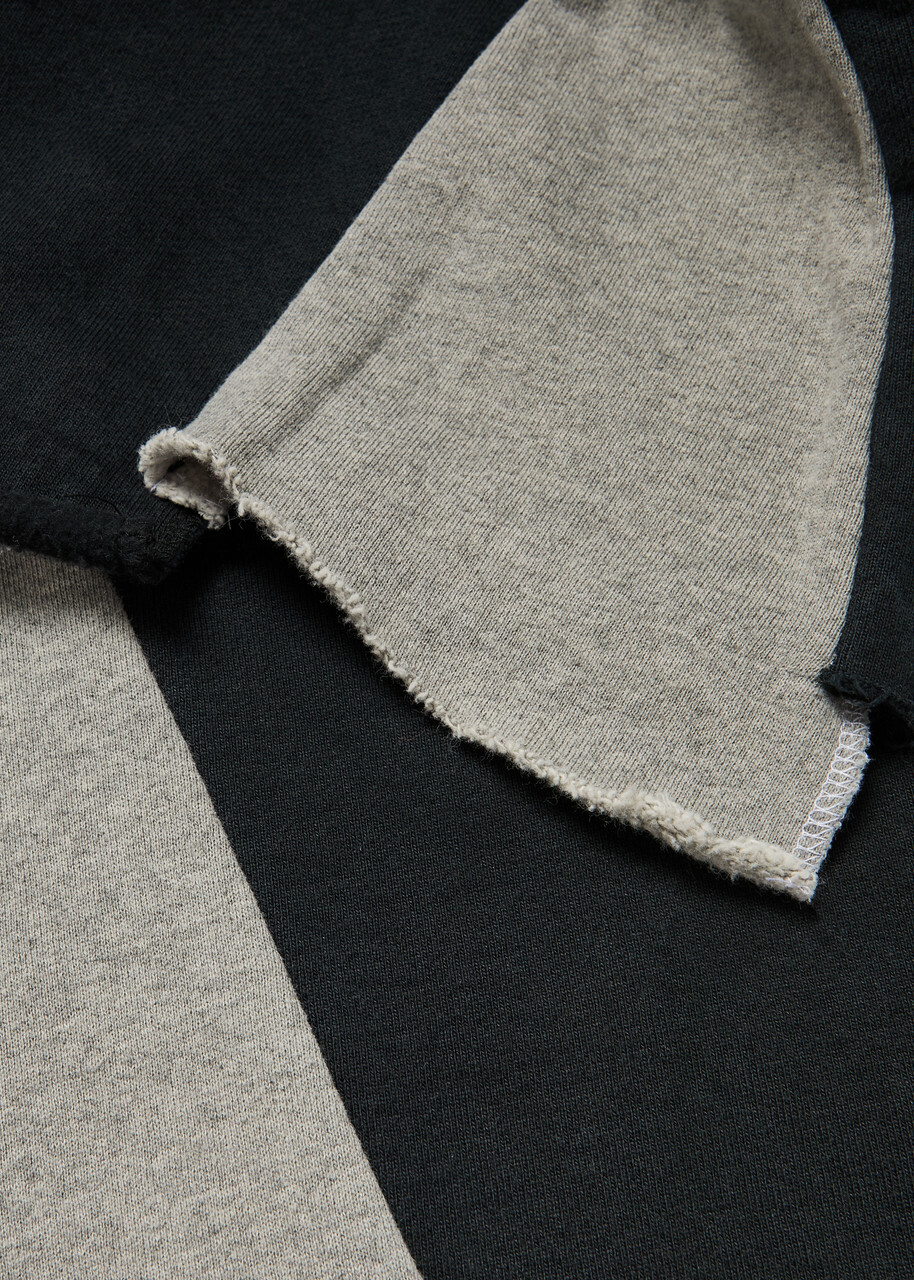 Gallery Dept. Panelled Cotton Sweatpants Black Grey