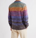 Missoni - Space-Dyed Crochet-Knit Cotton Polo Shirt - Multi