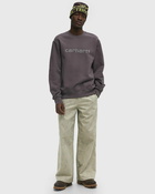 Carhartt WIP Rivet Script Sweat Purple Mens Sweatshirt