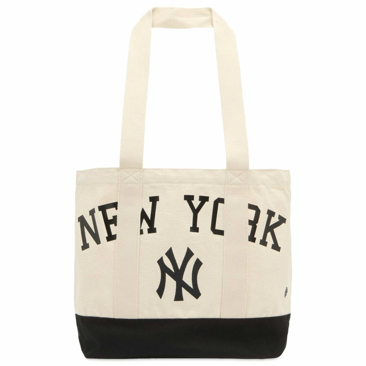 Photo: New Era New York Yankees MLB Tote Bag in Natural 