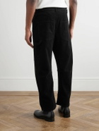 Nili Lotan - Carpenter Cropped Straight-Leg Cotton-Blend Corduroy Trousers - Black