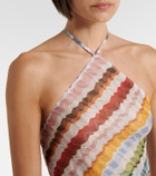 Missoni Halterneck crop top