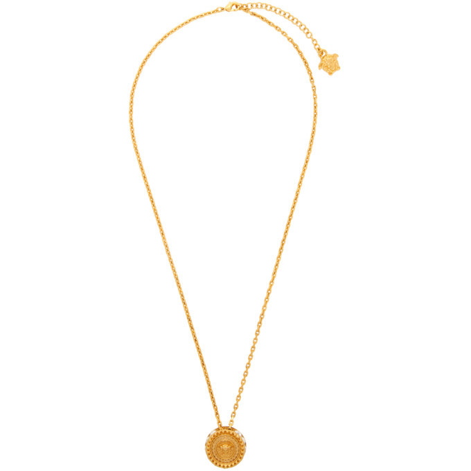 Photo: Versace Gold Medusa Crystallite Necklace