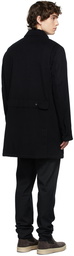 Loro Piana Navy Firenze Coat