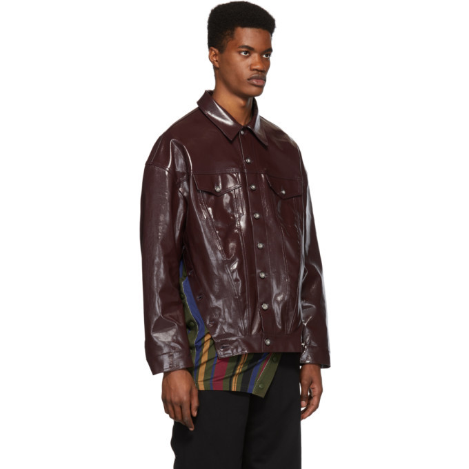 DIESEL by Glenn Martens 24AW ジャケット Diesel Red Tag Brown Glenn Martens Edition Coated Denim Jacket Diesel