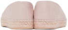 Givenchy Pink Leather Espadrilles