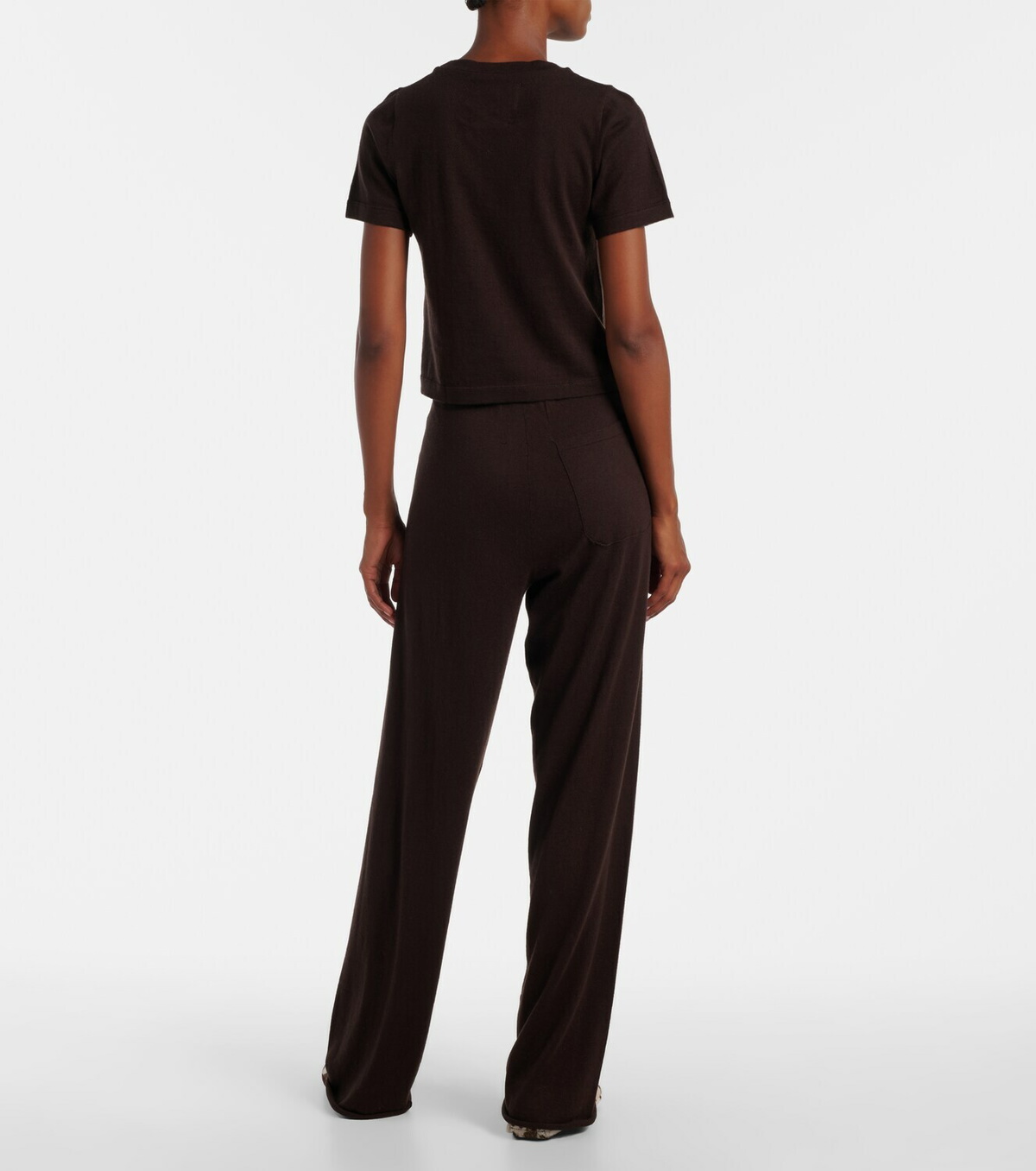 Extreme Cashmere Tina cotton and cashmere T-shirt
