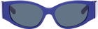 Balenciaga Blue Cat-Eye Sunglasses