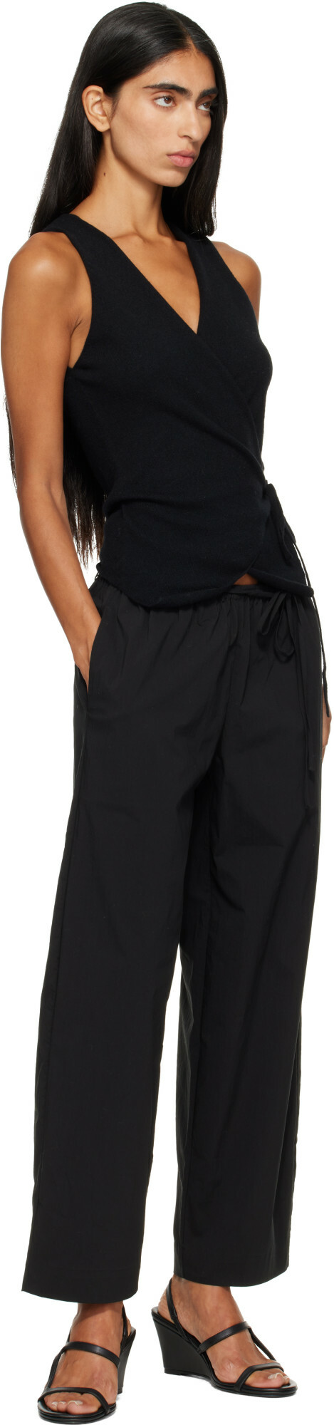 LISA YANG Black Nayi Top