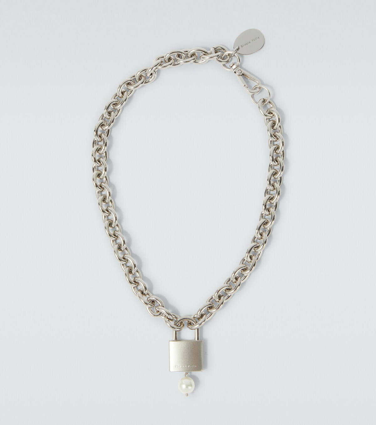 Simone Rocha Faux pearl-embellished chain necklace