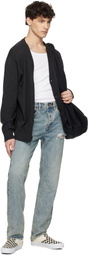 Ksubi Black Dug Out Cardigan